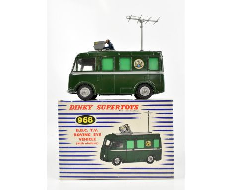 DINKY; a boxed 968 B.B.C. T.V. Roving Eye Vehicle (with windows).Additional InformationSatellite present, some small areas of
