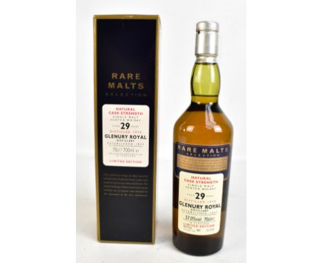 WHISKY; a Rare Malts Selection single bottle of Glenury Royal Distillery Aged 29 Years Limited Edition Natural Cask Strength 