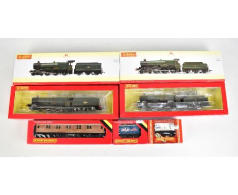 HORNBY; two boxed locomotives and tenders comprising R3166X GWR 4-6-0 Star Class 'Knight of the Grand Cross', and R3205 BR 4-