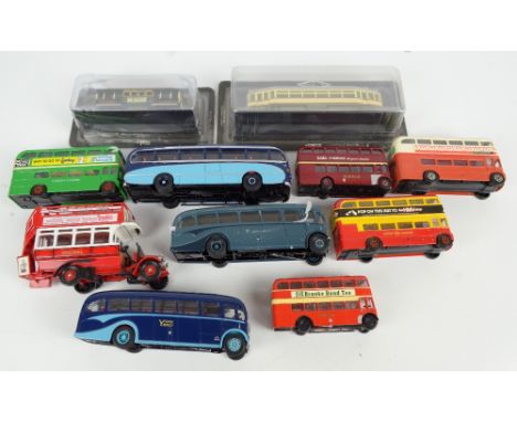 CORGI; approximately thirty-five boxed trams, buses and coaches including Tram Lines and Original Omnibus Series examples, C8