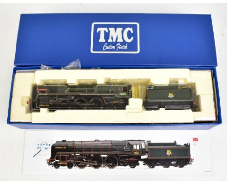 HORNBY; a boxed TMC Custom Finish Britannia Class 7MT 'Alfred the Great 70009' Locomotive &amp; Tender with instructions, fur