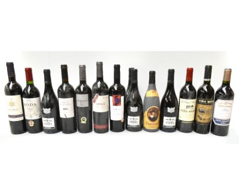 SPAIN &amp; PORTUGAL; fourteen bottles of red wine including La Rioja Alta Vina Arana Reserva 2004, Vina Mara 2004, Baron de 
