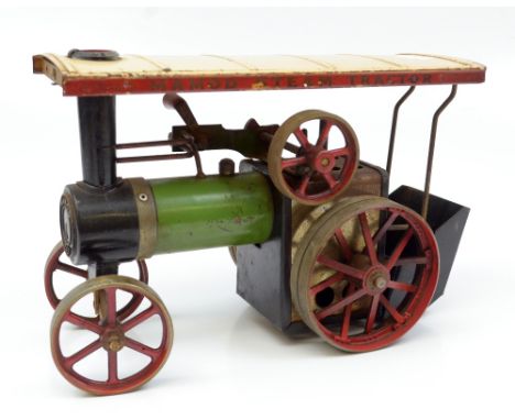 MAMOD; a TE1 model steam tractor with scuttle and burner.Additional InformationNo other components present. Heavily worn cond