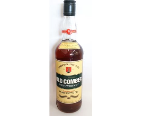 WHISKY; a single bottle of Old Comber 'Guaranteed Pure Pot Still At Least 30 Years Old' Irish Whiskey, 40% 75cl.Additional In