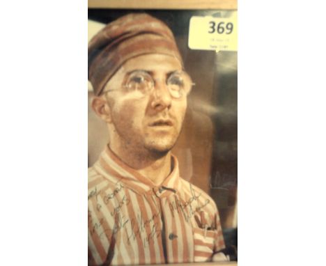 Framed print - 7 x 8 Dustin Hoffman 1973-autographed by artist