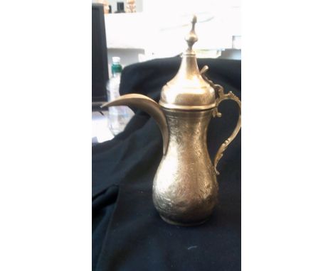 Vintage Ornamental Indian Style Brass Teapot