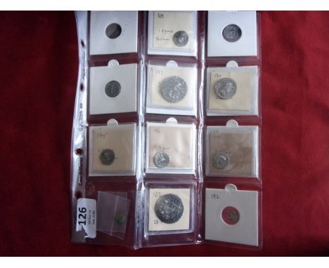 Ancient  Greek-Middle East quantity batch - mostly silver, a very fine lot (12)