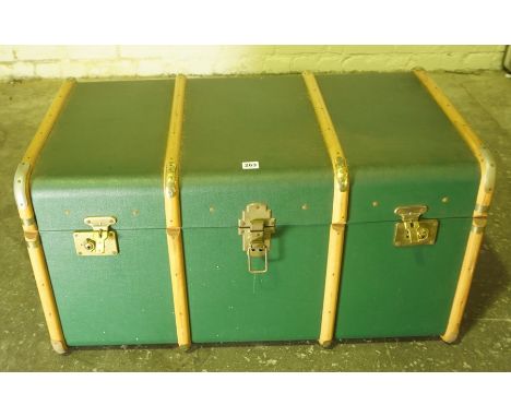 Vintage Travel Trunk, Having a fitted interior, 49cm high, 92cm wide