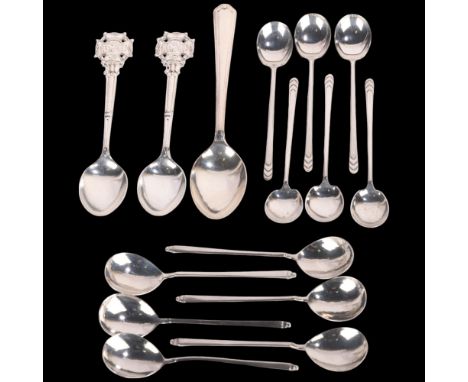 Various silver spoons, 4.4oz total . Condition Report:Lot sold as seen unless specific item(s) specified