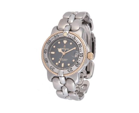 
	
		Bertolucci, Pulchra Maris, Ref. 2229,
		Bi-colour bracelet watch, no. 629 8055 49, circa 1991
		Movement: Cal. ETA 2892-
