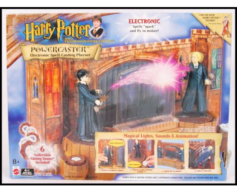 An original Mattel Harry Potter & The Philosopher's Stone Powercaster Electronic Spell Casting Playset. Sealed within the ori