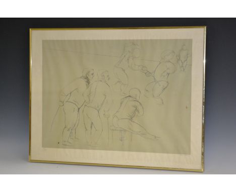 Alex Maier ( 1917-2005), by and after, Feulers, lithograph signed, numbered, 40cm x 55cm