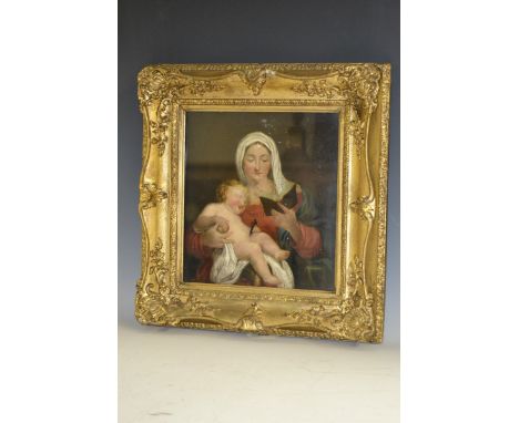 Italian School (19th century)
Madonna and Child 
oil on panel, 30cm x 27cm 