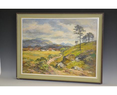 G C Cameron (Scottish 20th century)
Cambusdarroch, Inverness Shire
signed, oil on panel, 43.5cm x 59cm