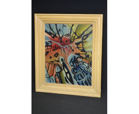 K E Dicken (20th century), Abstraction, oil on board, signed, dated 1964, 50x41cm