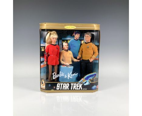 Featured as a Lieutenant and Commander on a mission, dressed in authentic Star Trek uniforms. Accessorized with replicas of d