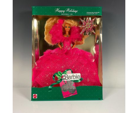 New in box Barbie in her fuchsia and gold glitter dress. Model number #4098. This item has its original box. SKU: 07429904098