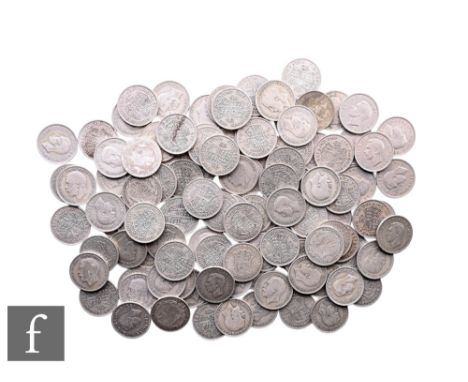 George V to George VI - Various half crowns, various dates, and nickel half crowns, weighable silver 1.2kg. (qty)