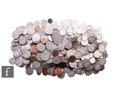 Victoria to George V - Various half crowns, florins and Gothic florins, shillings and sixpences and quantity of nickel and co