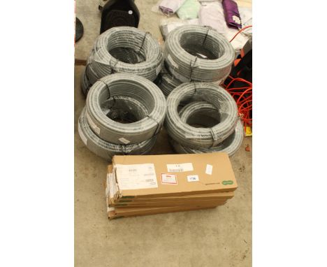 A LARGE QUANTITY OF AS NEW PIPE AND CONTACT LENS CLEANER 