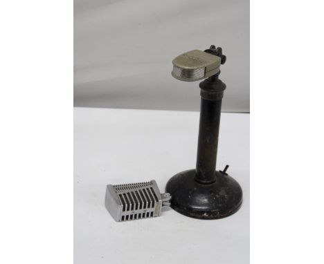 A VINTAGE ACOS MICROPHONE TOGETHER WITH A 1960'S TEISCO/CALECTRO DYNAMIC MICROPHONE 