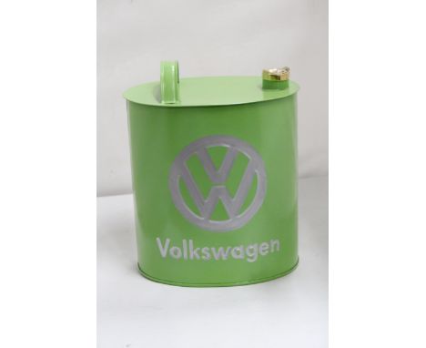 A LIGHT GREEN VOLKSWAGEN PETROL CAN 