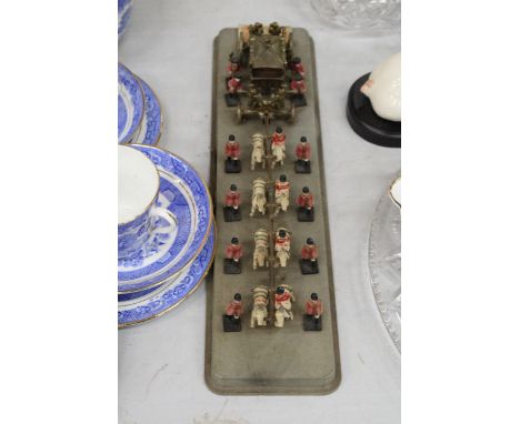 A VINTAGE MODEL OF THE ROYAL STATE COACH 