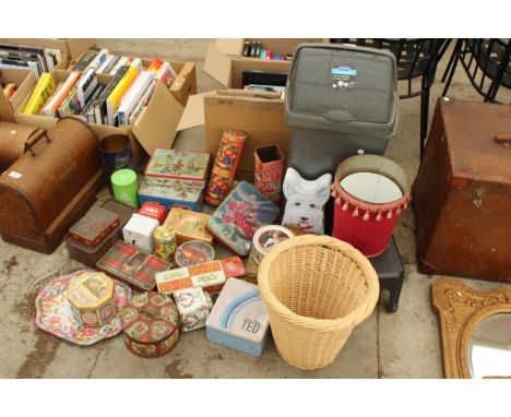 AN ASSORTMENT OF VINTAGE TINS 