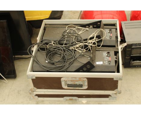 AN NJD DMX-250 DJ LIGHTING RIG WITH CARRY CASE 