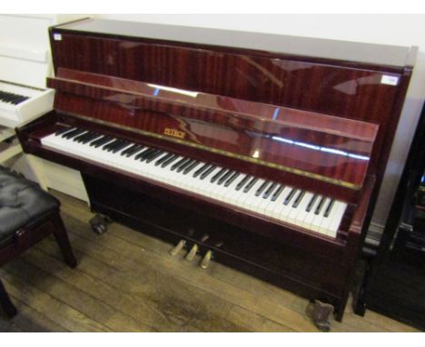 Petrof (c1990's)A Model Sonitina 100 upright piano in a bright mahogany case.