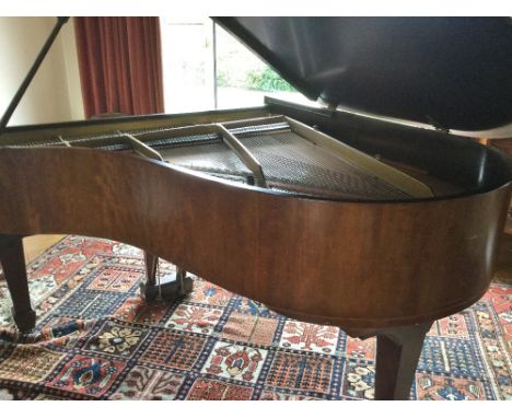 Steinway (c1920)A 5ft 10in 88-note Model O  grand piano in a mahogany case on square tapered legs.