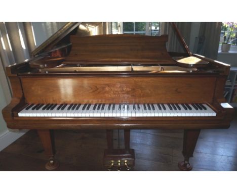 Steinway (c1902)A 6ft 11in 88-note Model B grand piano in a rosewood case on square tapered legs; together with an adjustable