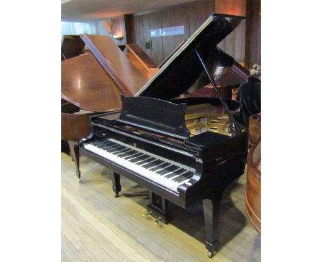 Steinway (c1937)A 5ft 10in Model O grand piano in an ebonised case on square tapered legs.