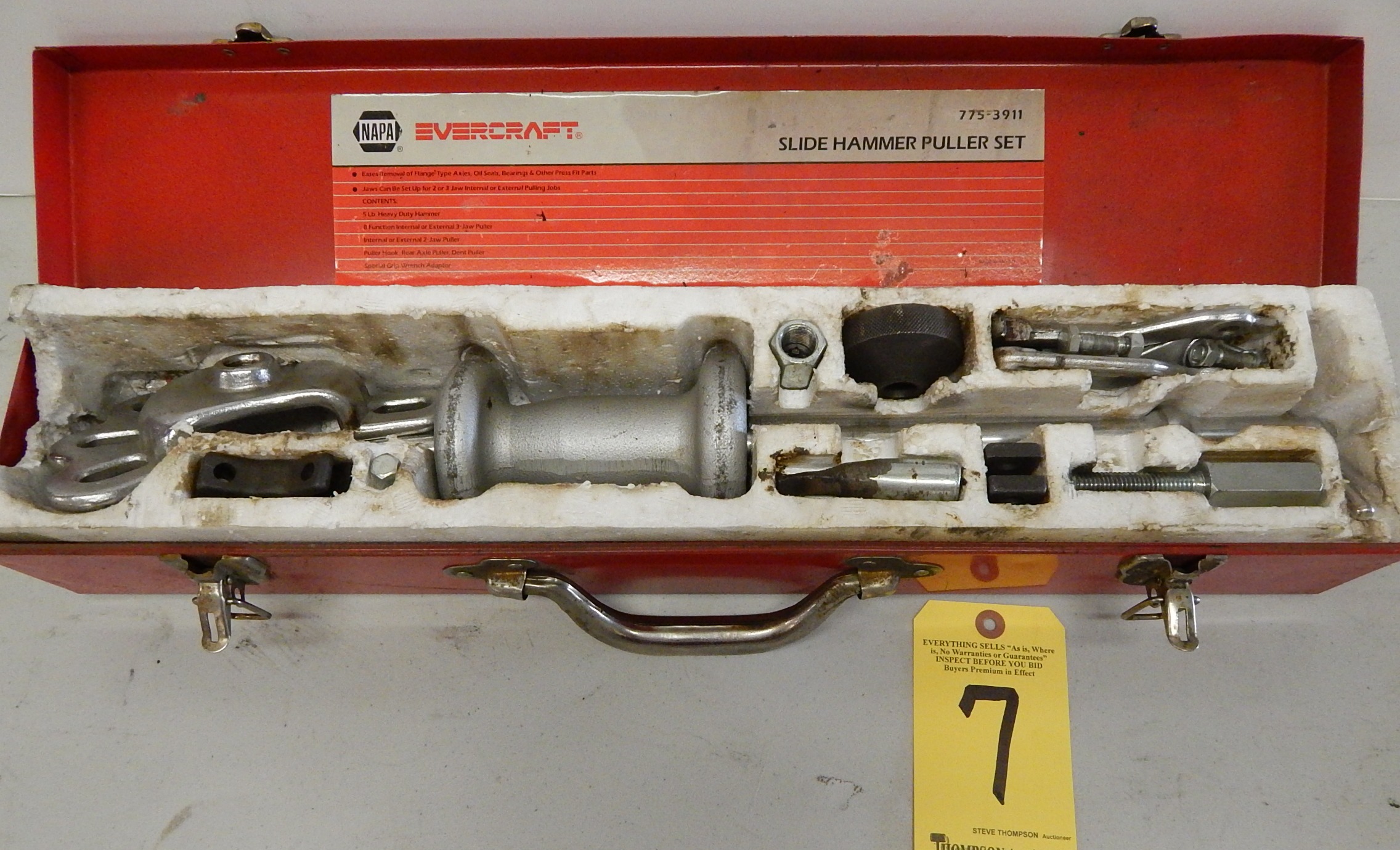 NAPA Evercraft Slide Hammer Puller Set