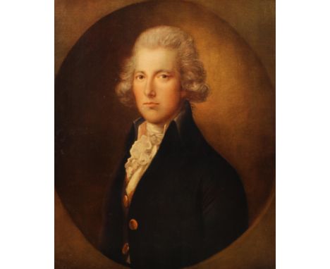 After Gainsborough, William Pitt, a colour print published by the Medici Society, 47cm x 40cm