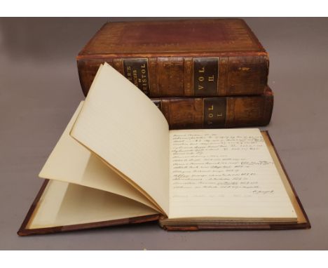 Seyer, Samuel. Memoirs Historical and Topographical of Bristol and It's Neighbourhood, 2 volumes. Sold with this lot is a lat
