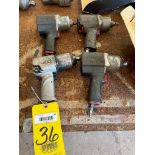 LOT OF PNEUMATIC IMPACTS, 1/2" drive