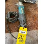 ELECTRIC ANGLE GRINDER, MAKITA, 4 1/2"