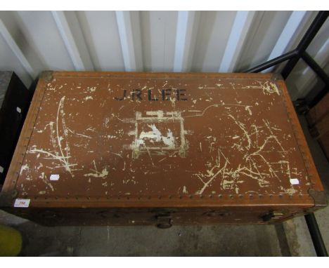 A vintage cabin trunk 