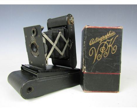 A vest pocket Autographic Kodak camera together with a No.2 Autographic folding camera