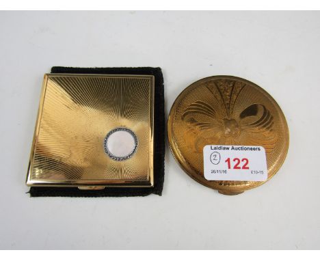 Two vintage powder compacts