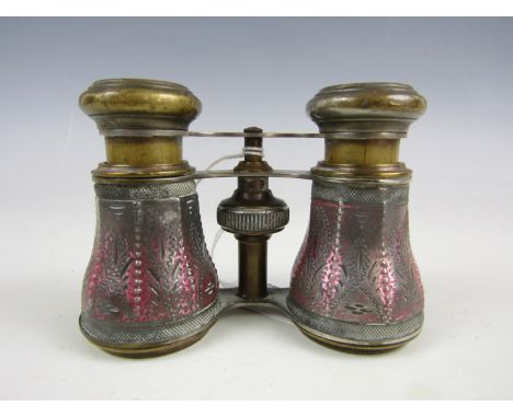 A vintage pair of opera glasses