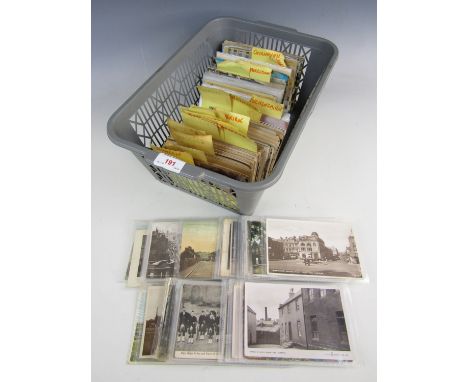 A quantity of vintage postcards depicting the Scottish Borders