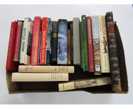 A quantity of books on military subjects including Navy and Army Illustrated Vol 1