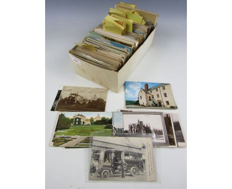 A quantity of vintage postcards depicting Scotland and The Borders