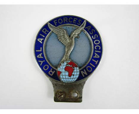 A vintage Royal Air Force Association car badge 