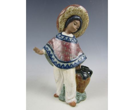 A Lladro figurine Pedro with Jug 12141