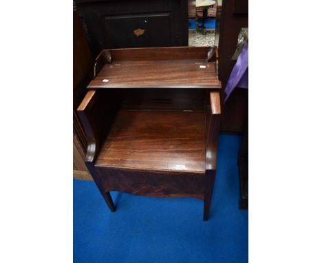 A 19th Century mahogany commode
