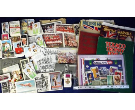 Trade cards, quantity of cards, part sets &amp; odds, various issues inc. Texaco Cricket cards, Esso Olympics Collection, Nes