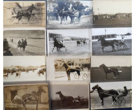 Postcards, Trotting &amp; harness racing, a further selection of 20 cards, mostly RP's inc. USA, Switzerland, Japan, Holland 